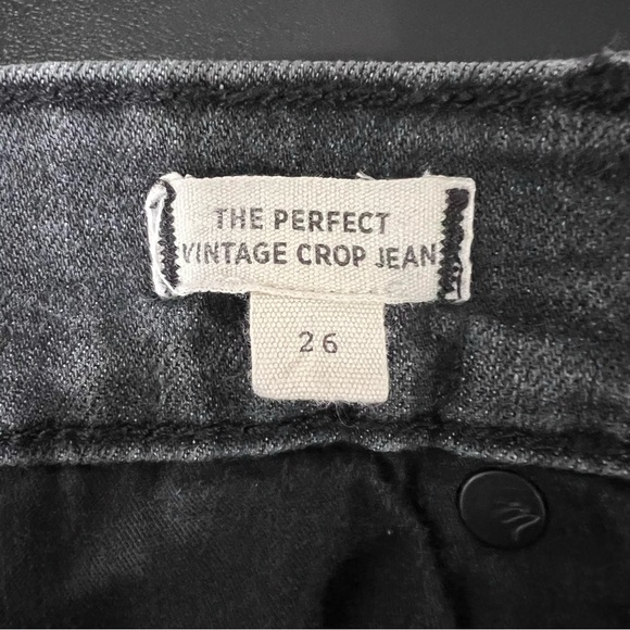 Madewell The Perfect Vintage Crop Jean in Sumner Wash Size 26 - Picture 8 of 12